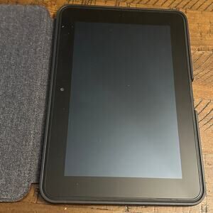 Amazon Kindle Fire 2nd Gen Wi-Fi Tablet with Hard Case Factory Reset Untested